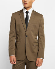 Mens Vintage Olive Brown Tuxedo Suit