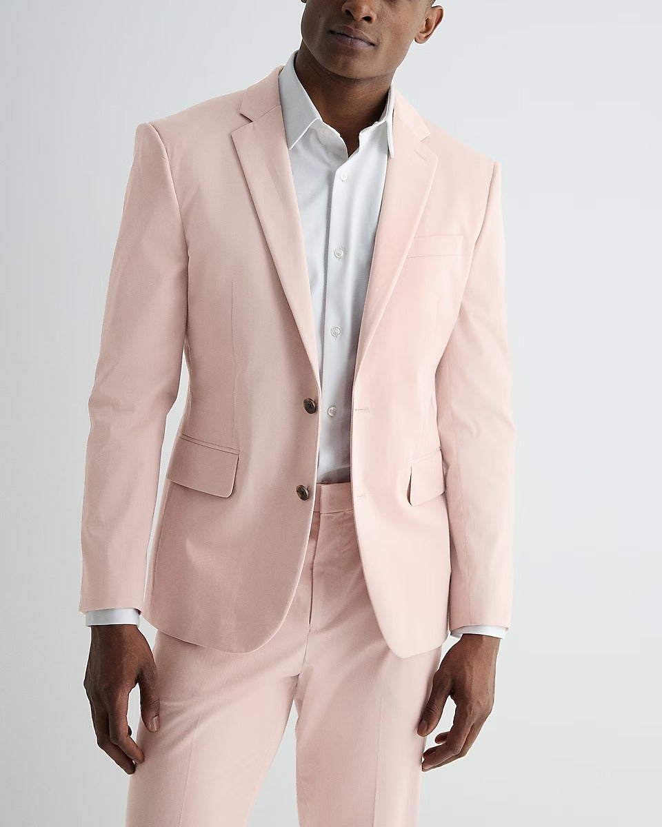 Mens Bright Pink Tuxedo Suit