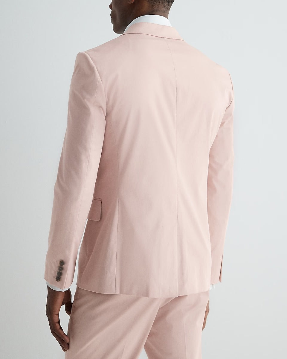Mens Bright Pink Tuxedo Suit