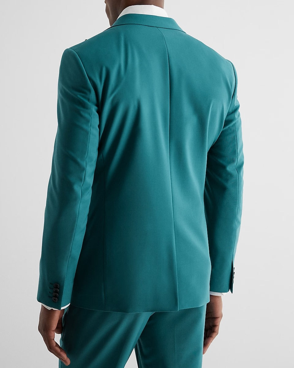 Mens Classy Teal Color Tuxedo Suit