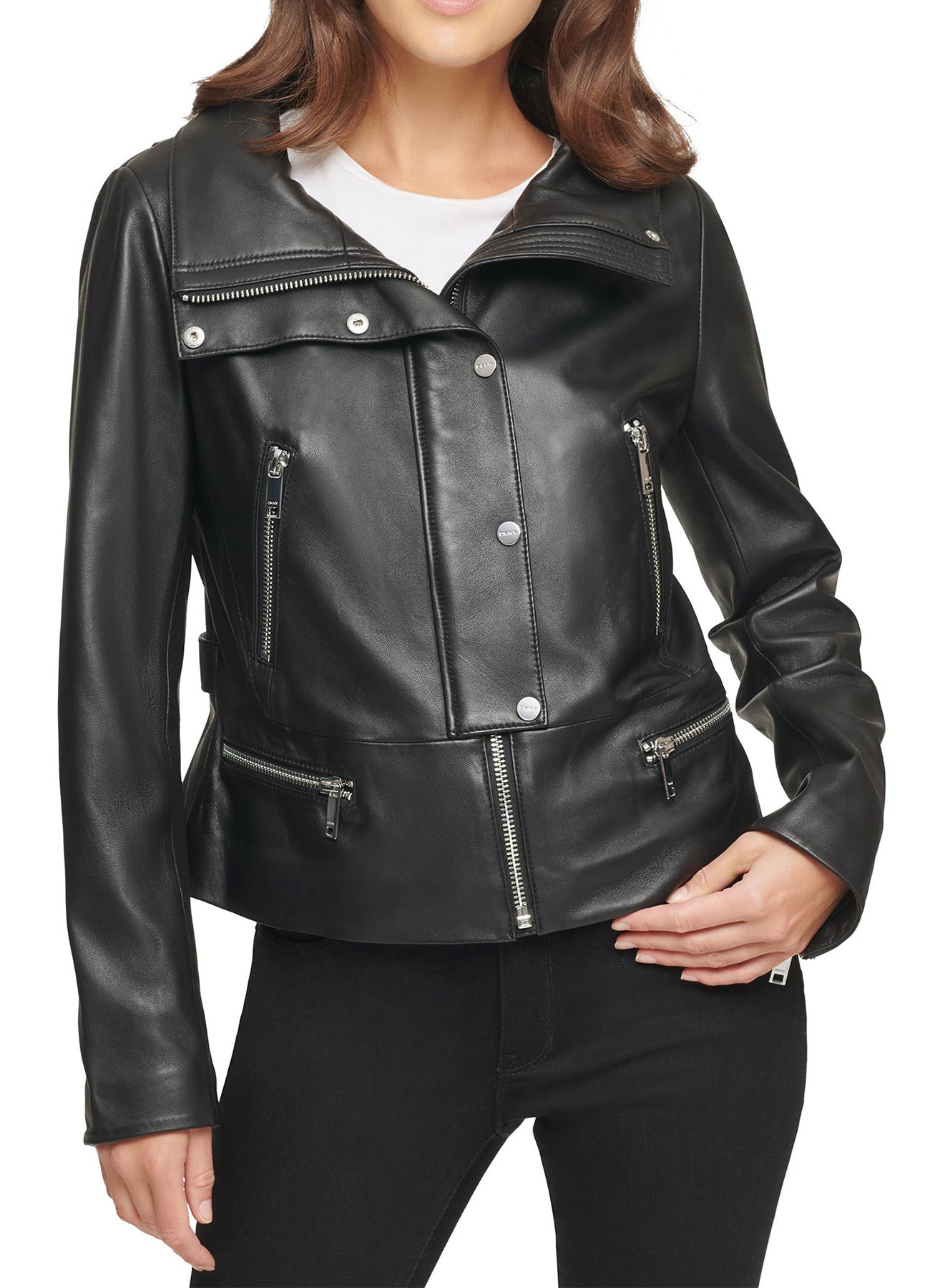 Womens Stylish Black Leather Jacket