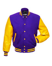 Classic Varsity Purple and Yellow Jacket