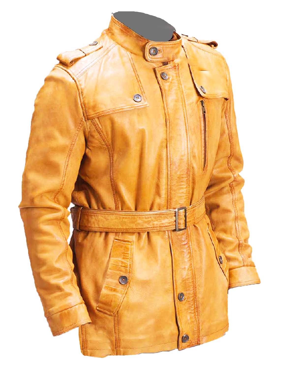 Hunter Tan Brown Fur Jacket