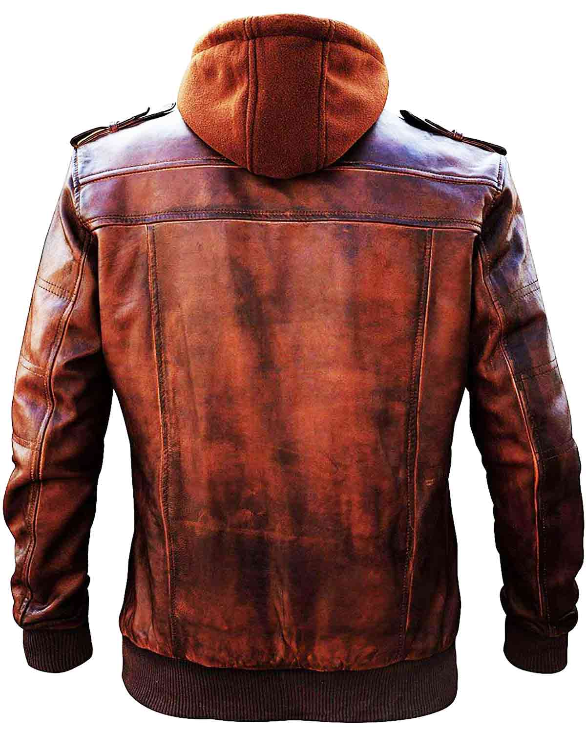 Cafe Racer Brando Vintage Motorcycle Retro Leather Jacket