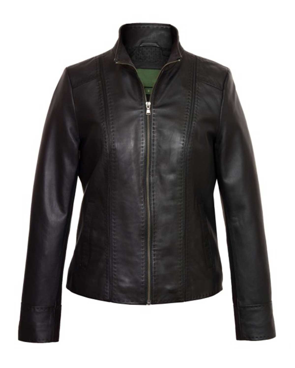 Womens Black Leather Jacket