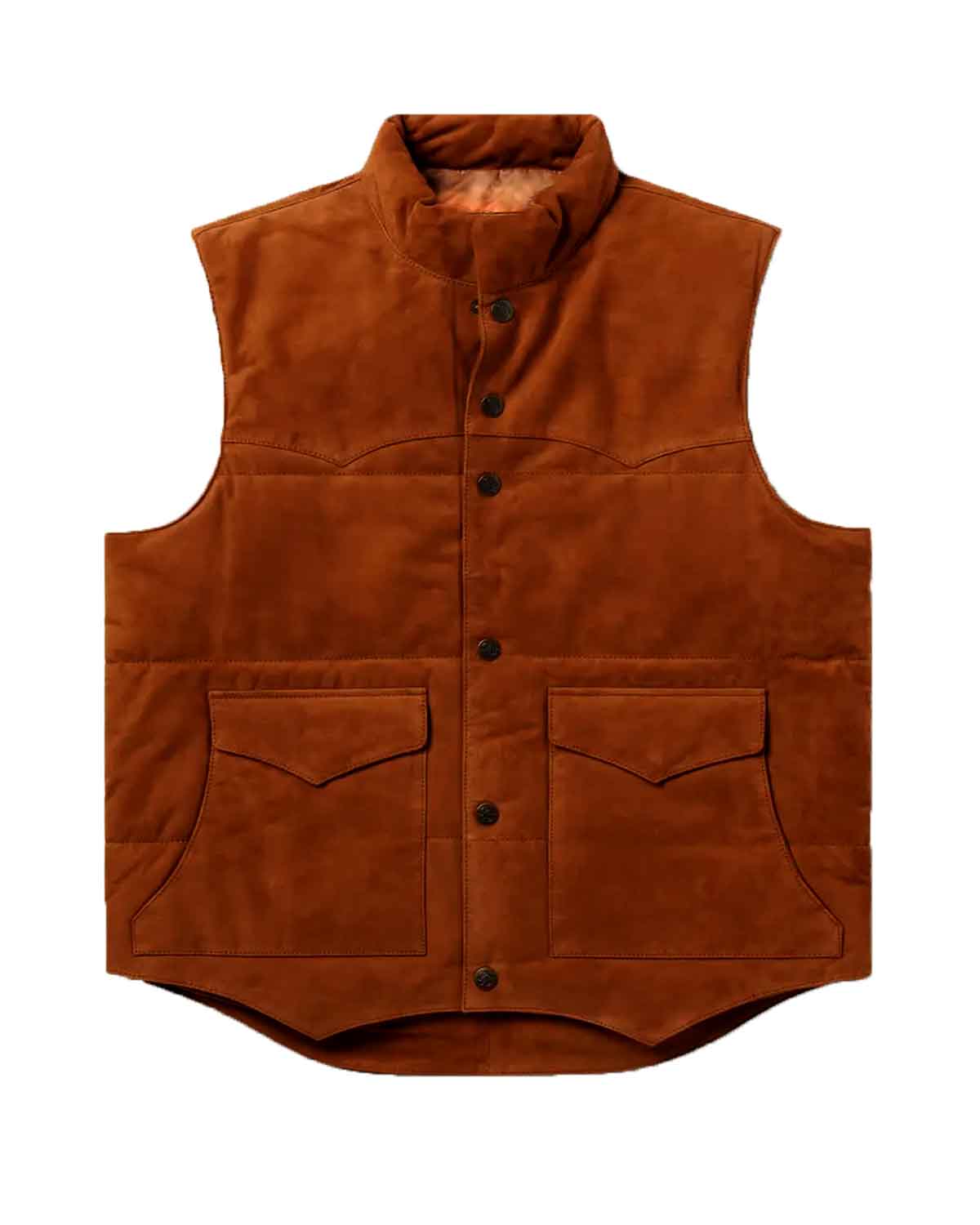 Men’s Suede Western Leather Vest