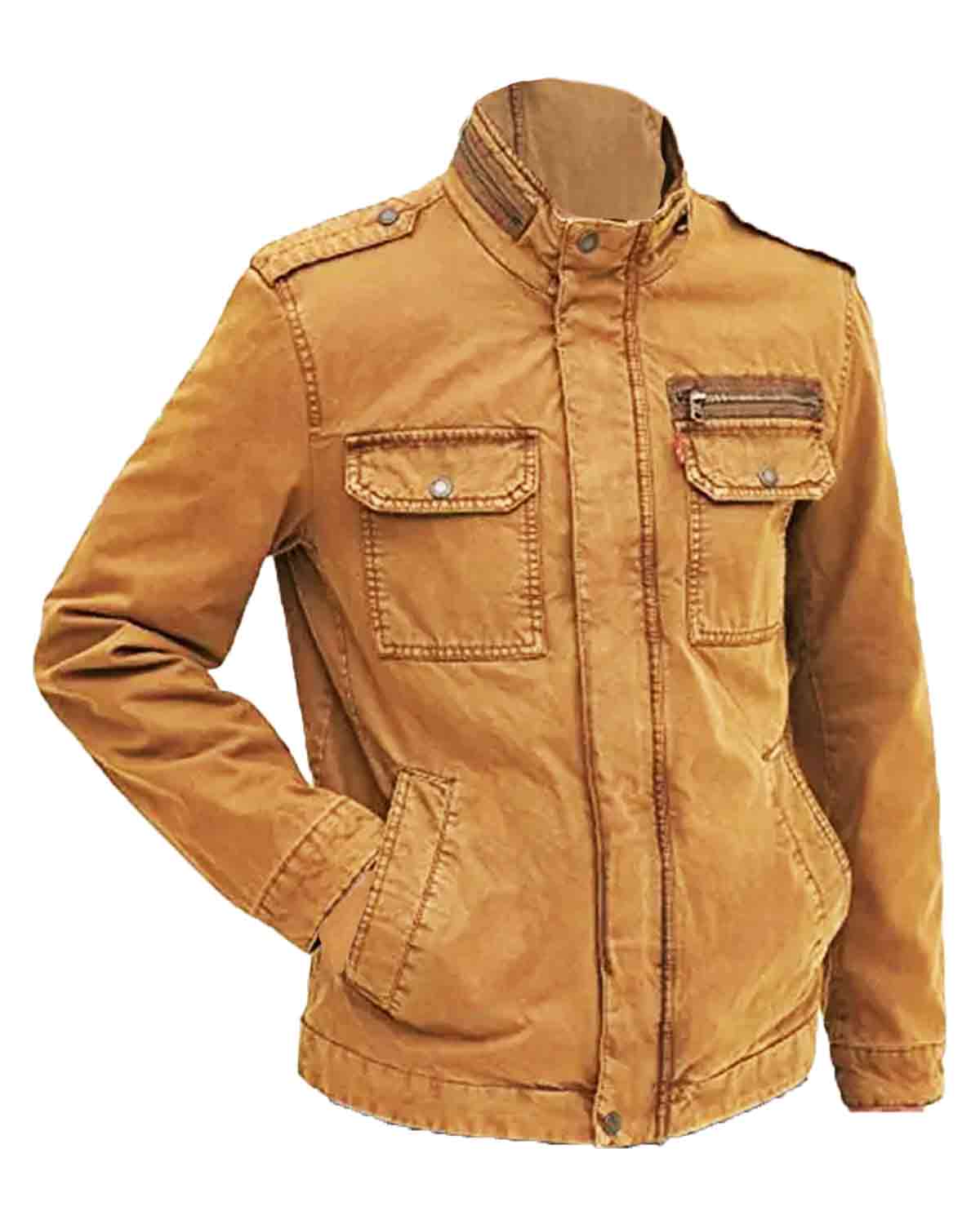 Men's Brown Denim Jacket
