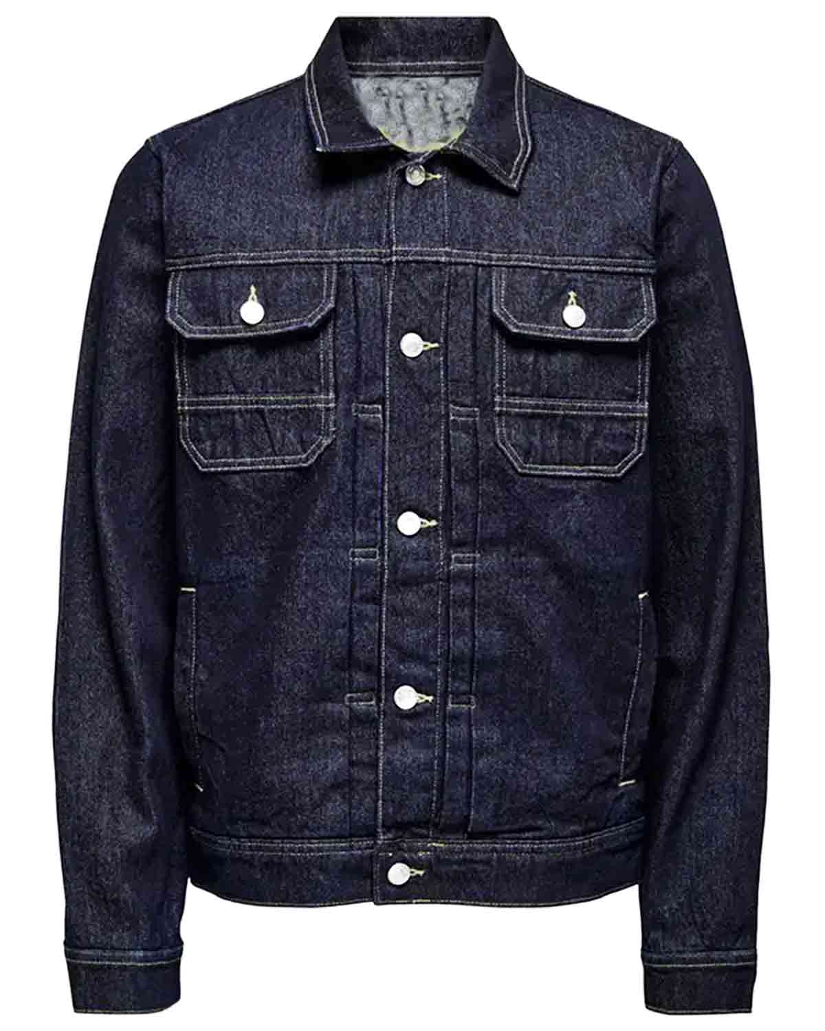 Men's Blue Jeans Denim Jacket