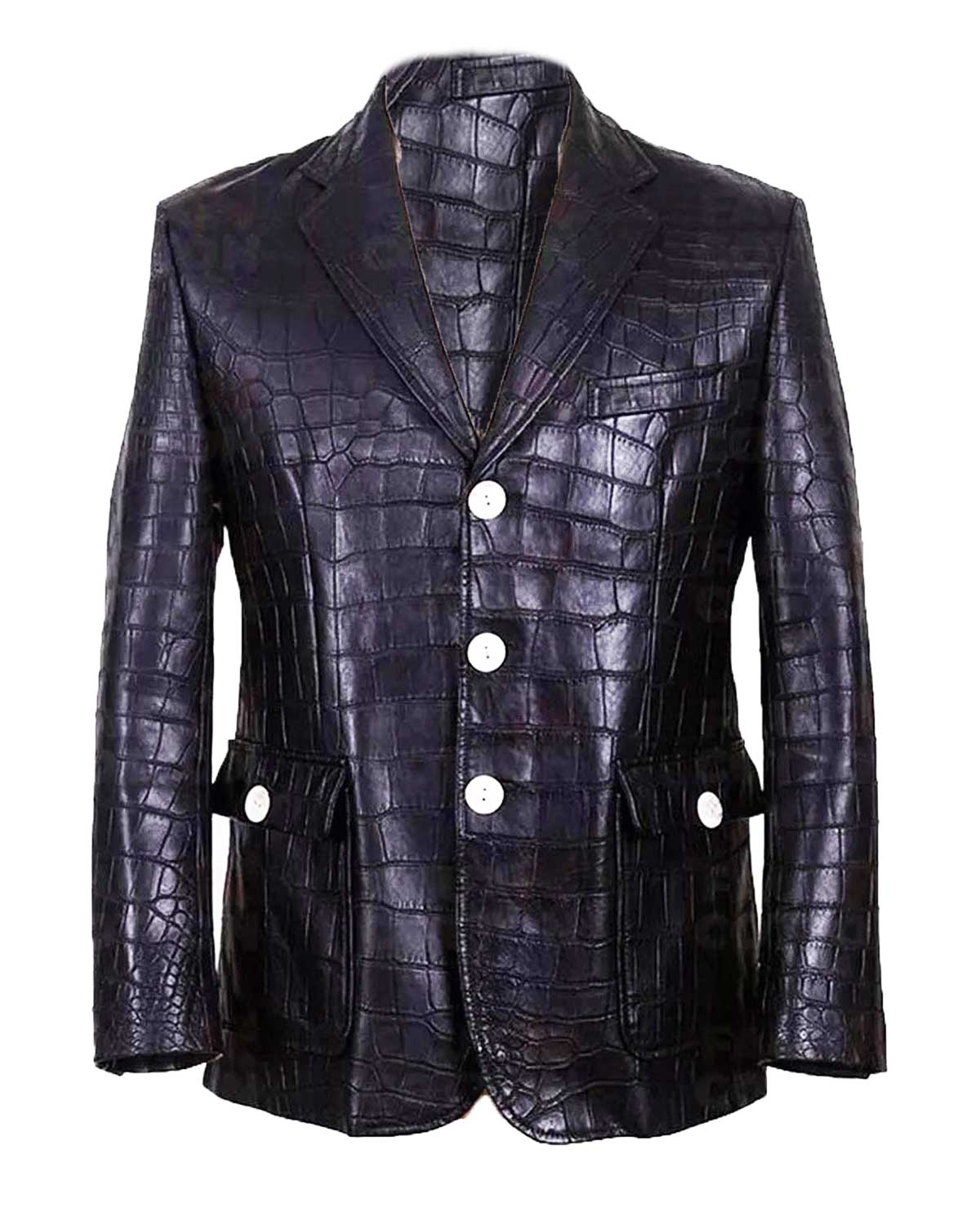 Alligator Luxury Black Blazer