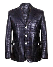 Alligator Luxury Black Blazer