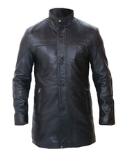 Men's Black Trench Coat