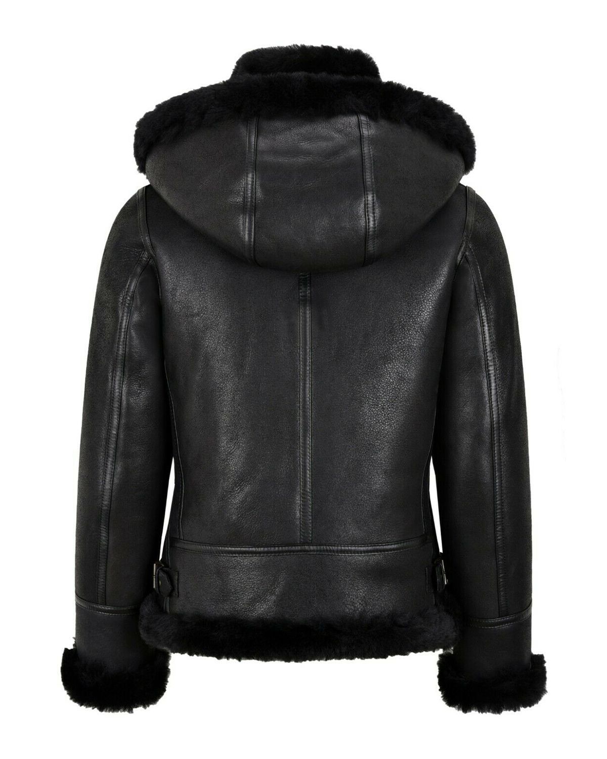 Women's B3 Bomber Hooded Classic Shearling Jacket