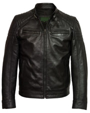 Mens Black Leather Jacket