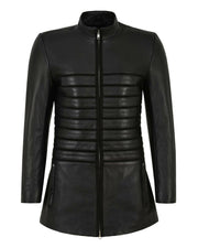 Women's 3/4 Black Real Leather Jacket