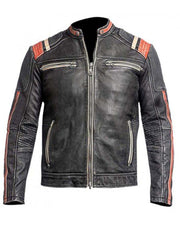 Men’s Cafe Racer Motorcycle Retro 3 Jacket