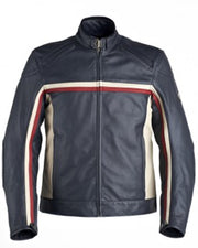 Black New UK Flag Leather Jackets For Men’s