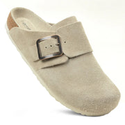 Women’s Orthopaedic Genuine Suede Leather Clogs with Arch Support